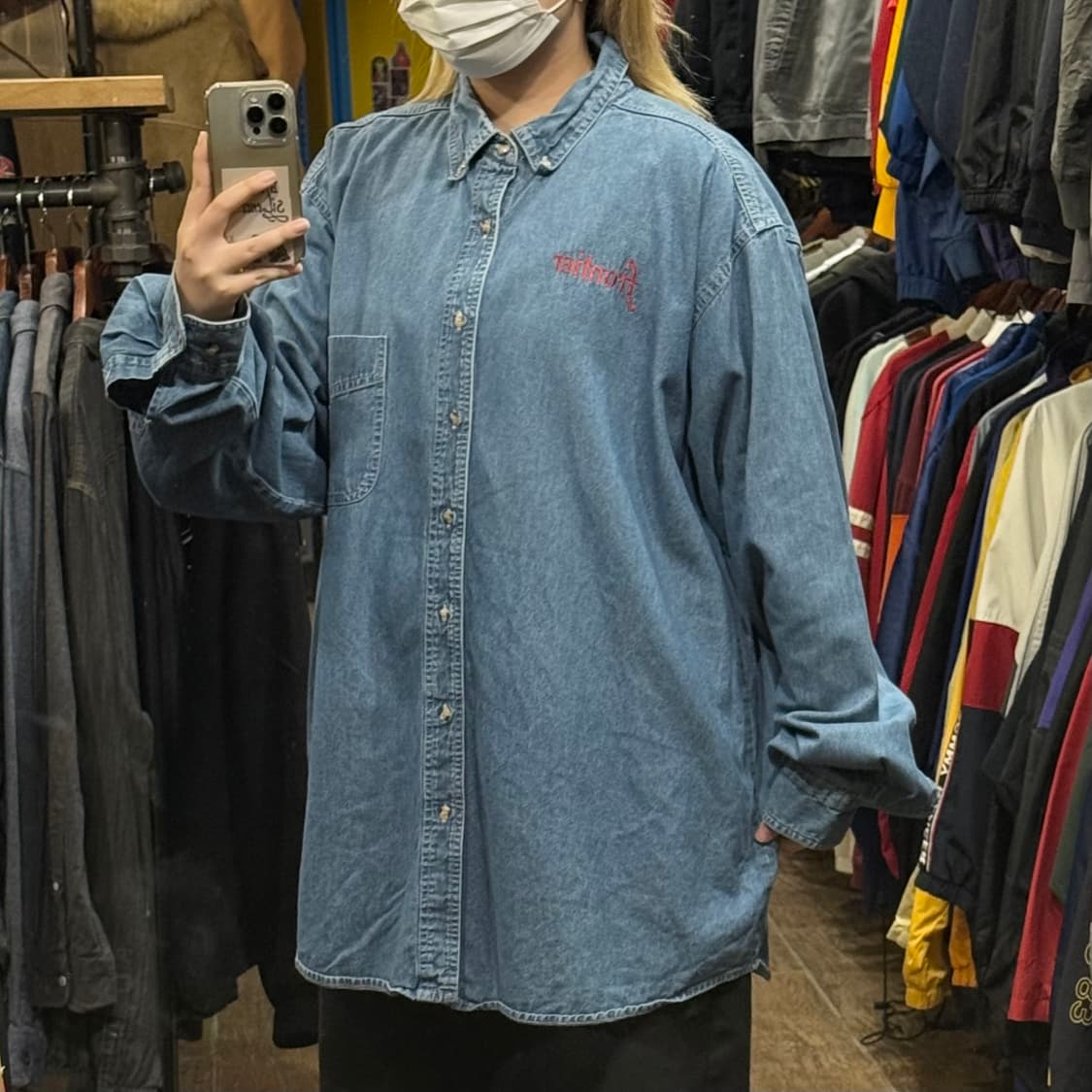 [HI] 칼하트 긴팔 데님셔츠  상품이미지4