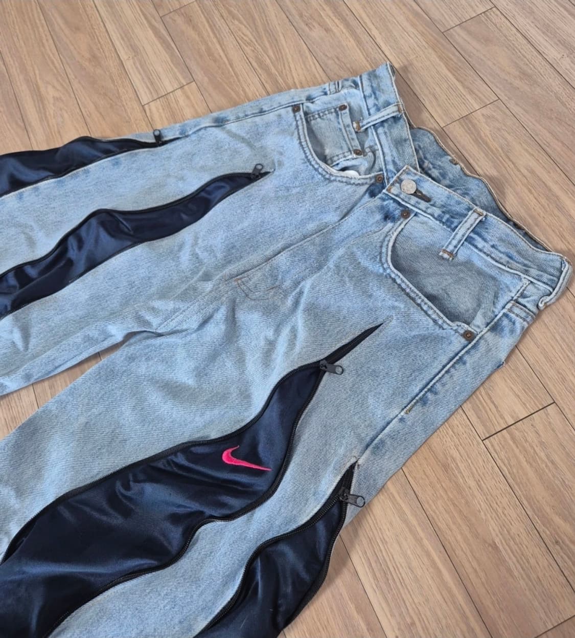 나이키 리바이스 업사이클링 리메이크 제품 상품이미지3