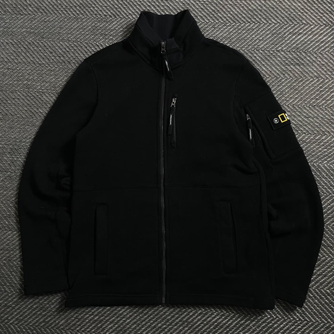 네셔널지오그래픽 와펜 니트 집업 자켓 y 4065 상품이미지3