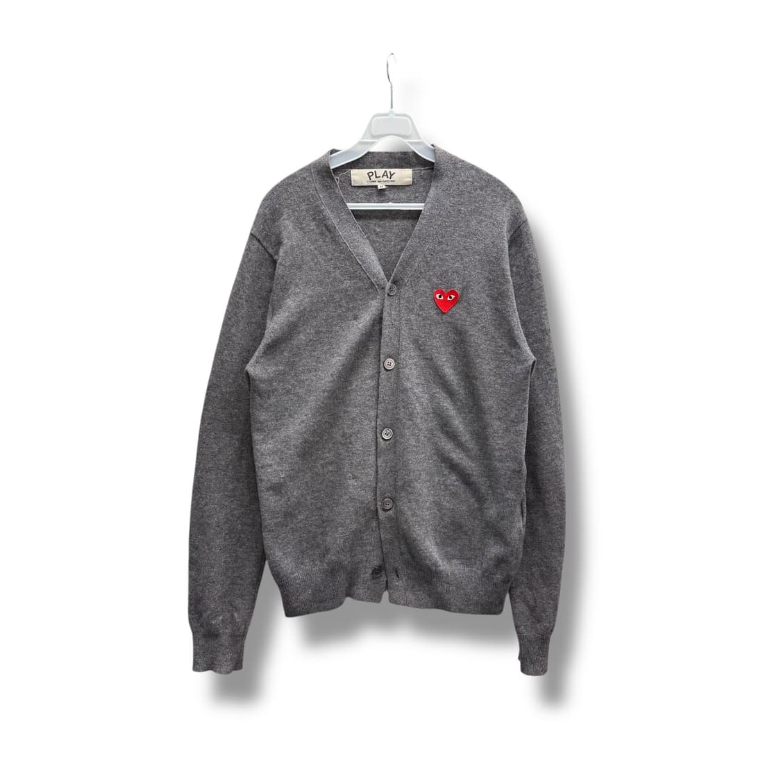 [M] 꼼데가르송 그레이 가디건 상품이미지4