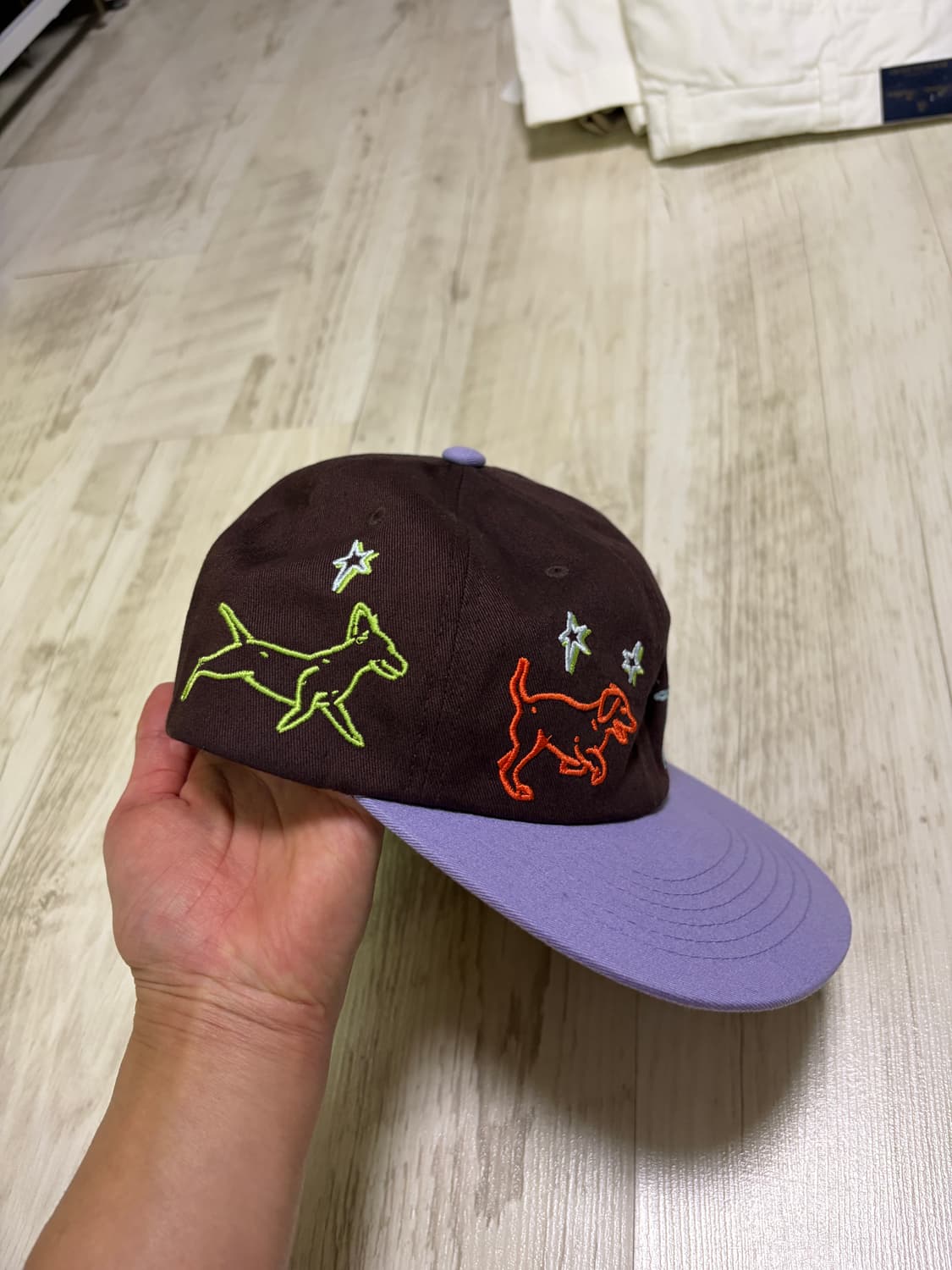 [OS] HUF Worldwide 브라운 볼캡 모자 샘플 상품이미지1