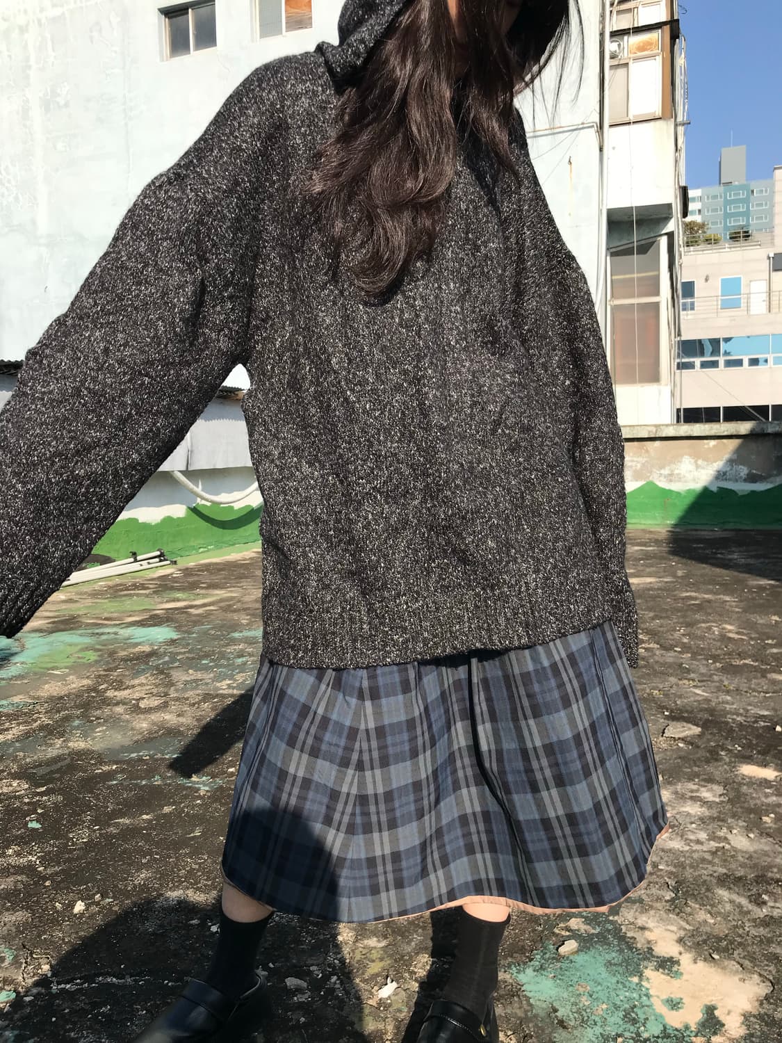 빅 니트 후디 상품이미지8