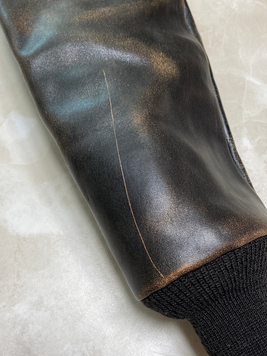 버즈릭슨 윌리엄깁슨 A-1 홀스하이드 레더 가죽 자켓 38 상품이미지6