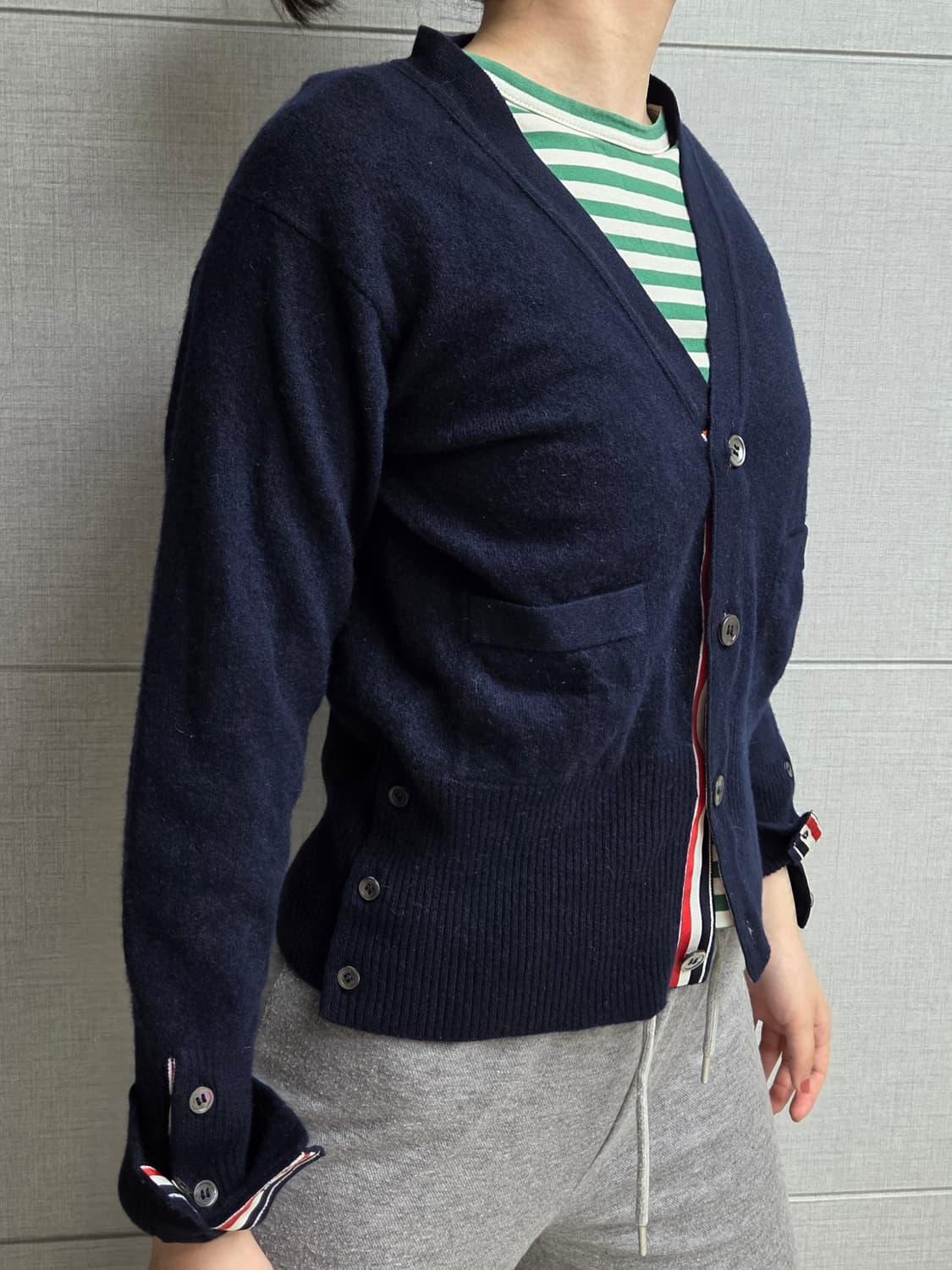 톰브라운 캐시미어100% 유니섹스 가디건 상품이미지8