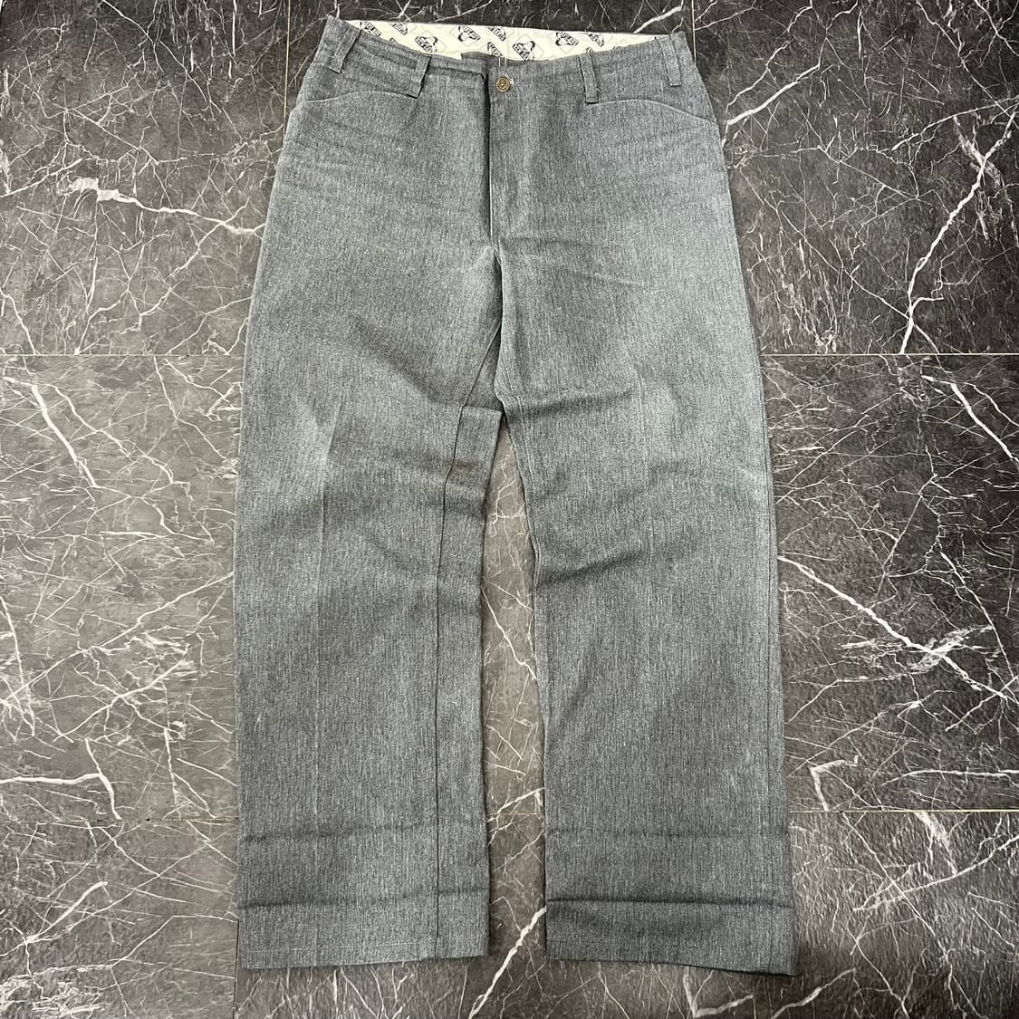 벤 데이비스 와이드 워크팬츠 그레이 상품이미지4