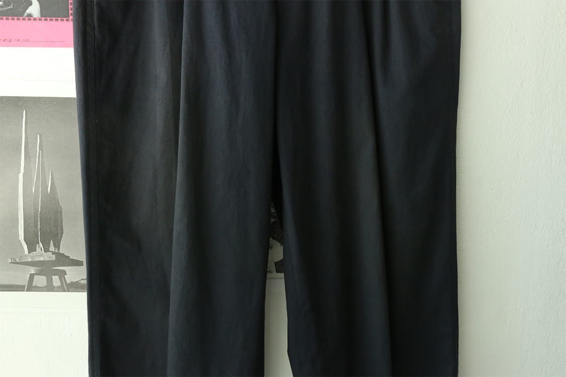 겐조 네이비 핀턱 트라우저 상품이미지10