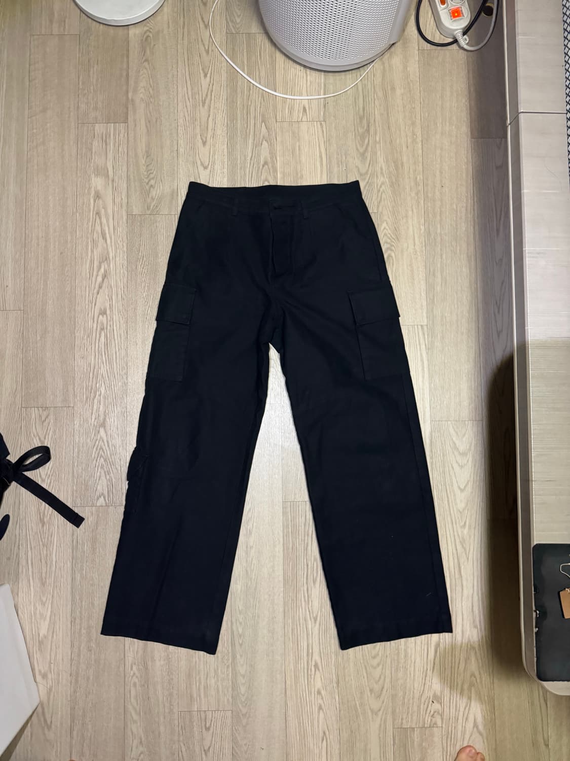 Mudule 머듈 MER 카고 팬츠 noir E fit 블랙 상품이미지3