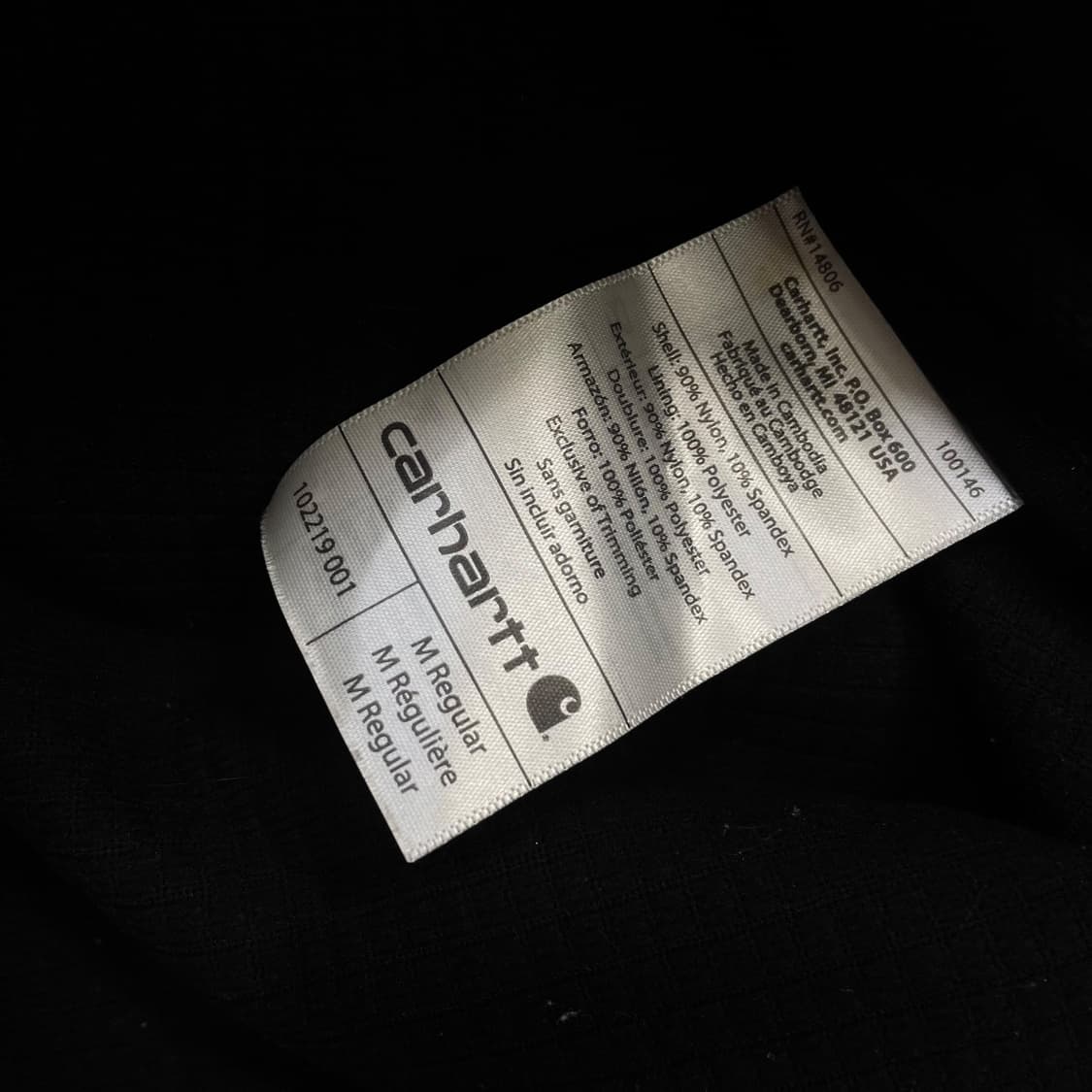 칼하트 Carhartt 덴우드 베스트 자켓 블랙 상품이미지4