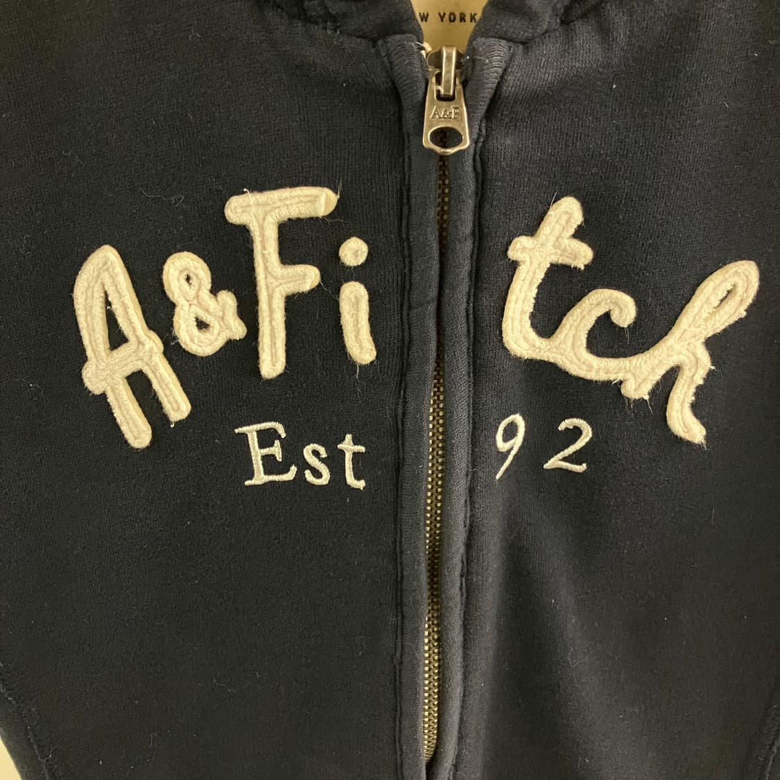 아베크롬비 네이비 후드 조끼 XS 상품이미지4