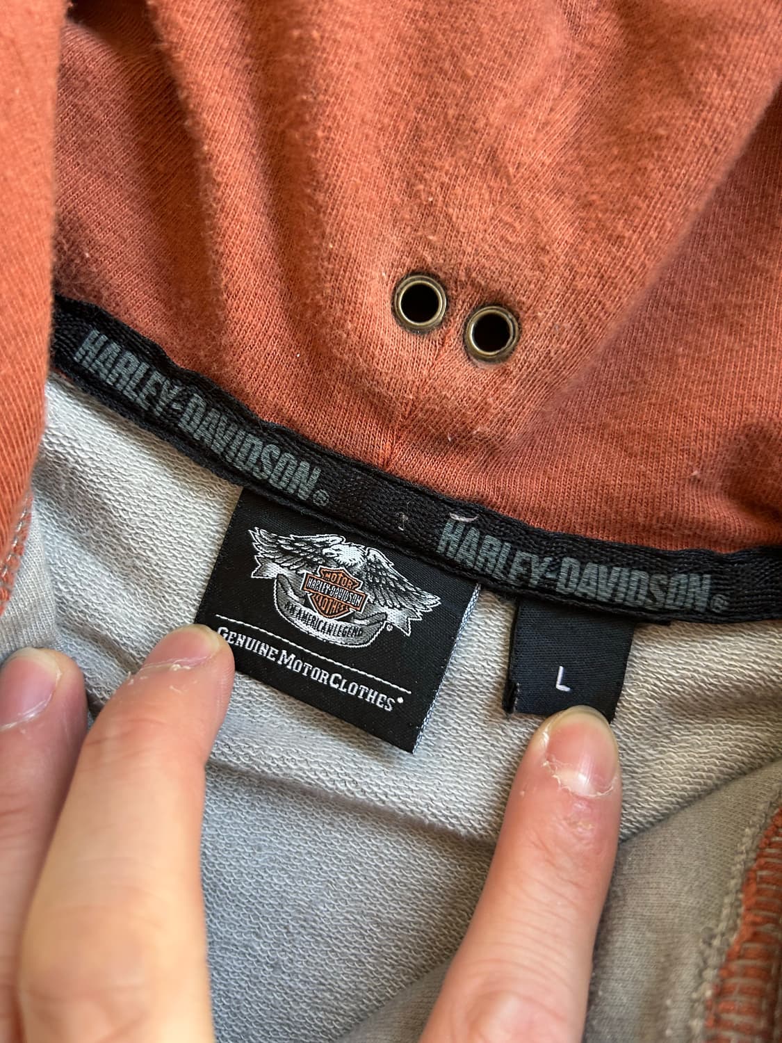 빈티지 할리데이비슨 후드집업 상품이미지5