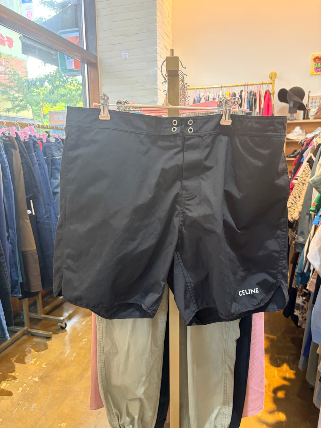 셀린느 블랙 반바지  상품이미지1
