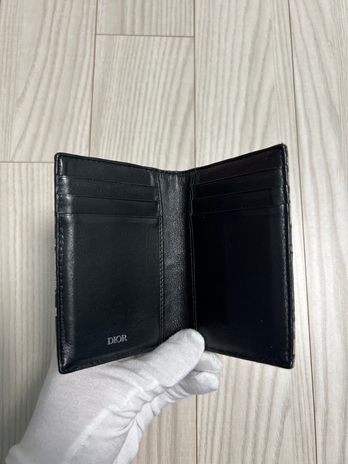 디올 오블리크 자카드 오거나이저 지갑 상품이미지3