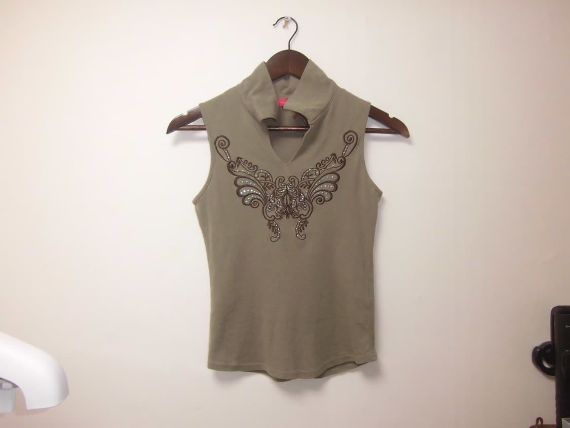 jpn vintage Ethnic Butterfly Neck Top 상품이미지1