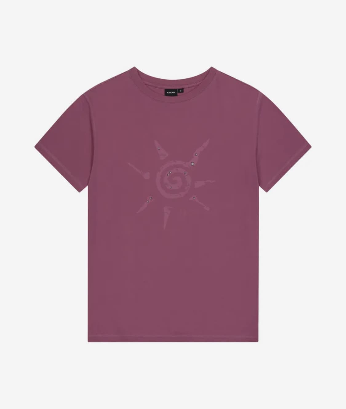 아캄 Studded Sun Half Top 스터드 반팔 티셔츠 빈티지핑크 상품이미지1