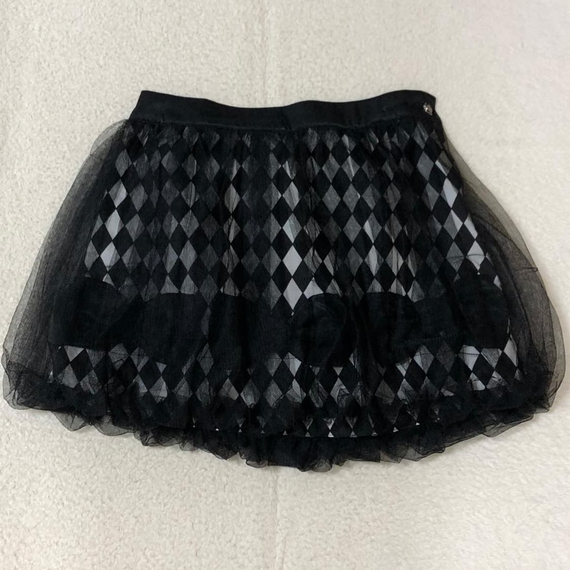 알곤퀸즈 튜튜스커트 공겜여주 고스 로리타 고딕 대장템 헤이세이핀터깔갸루 상품이미지1