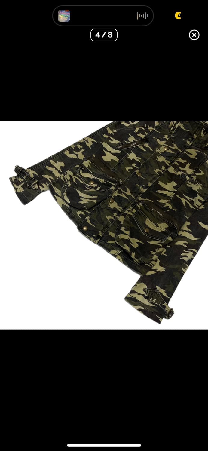 카모플라주 하이넥 자켓 상품이미지6