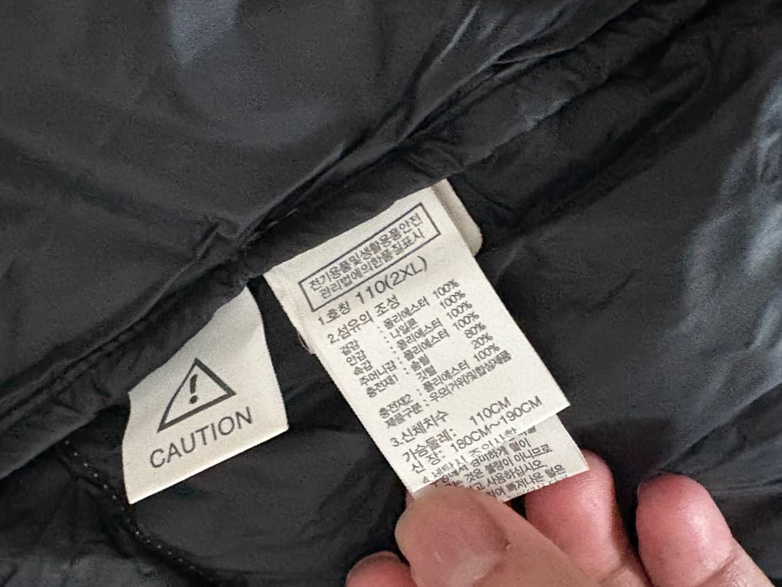 노스페이스 눕시 패딩 조끼 2XL (거의 안입음) 상품이미지5