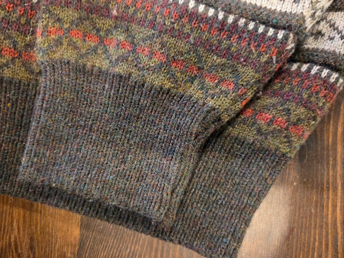 이탈리아 브랜드 알렉스 트리콧 페어아일니트  상품이미지6