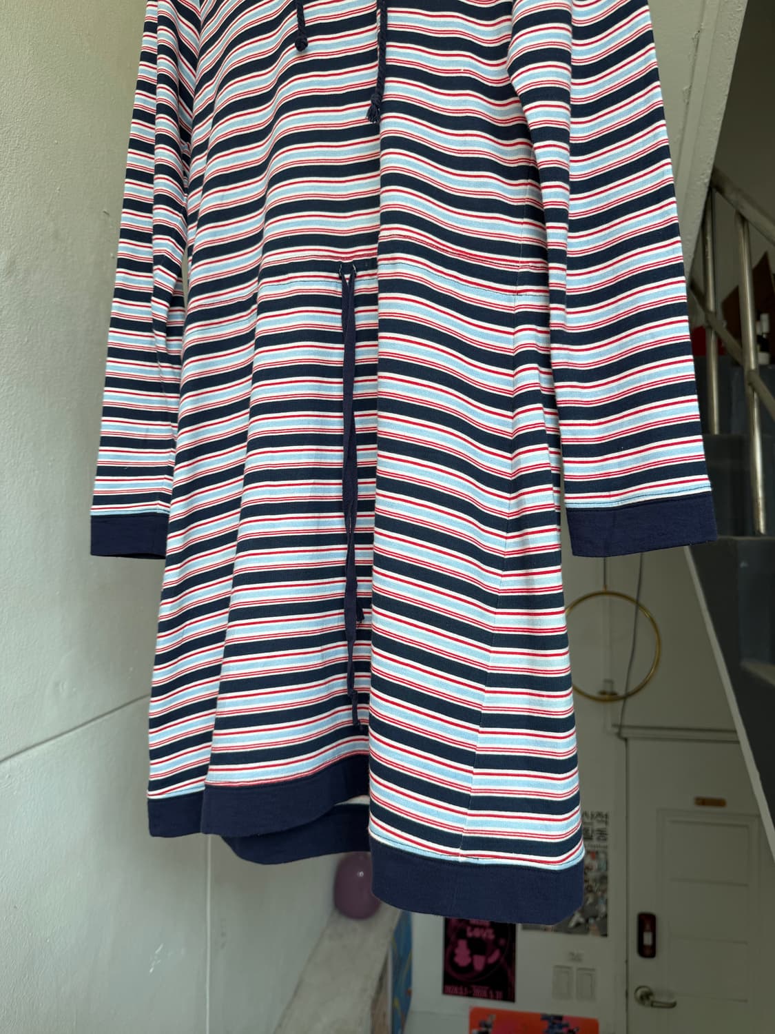 후디 스트라이프 원피스 상품이미지3