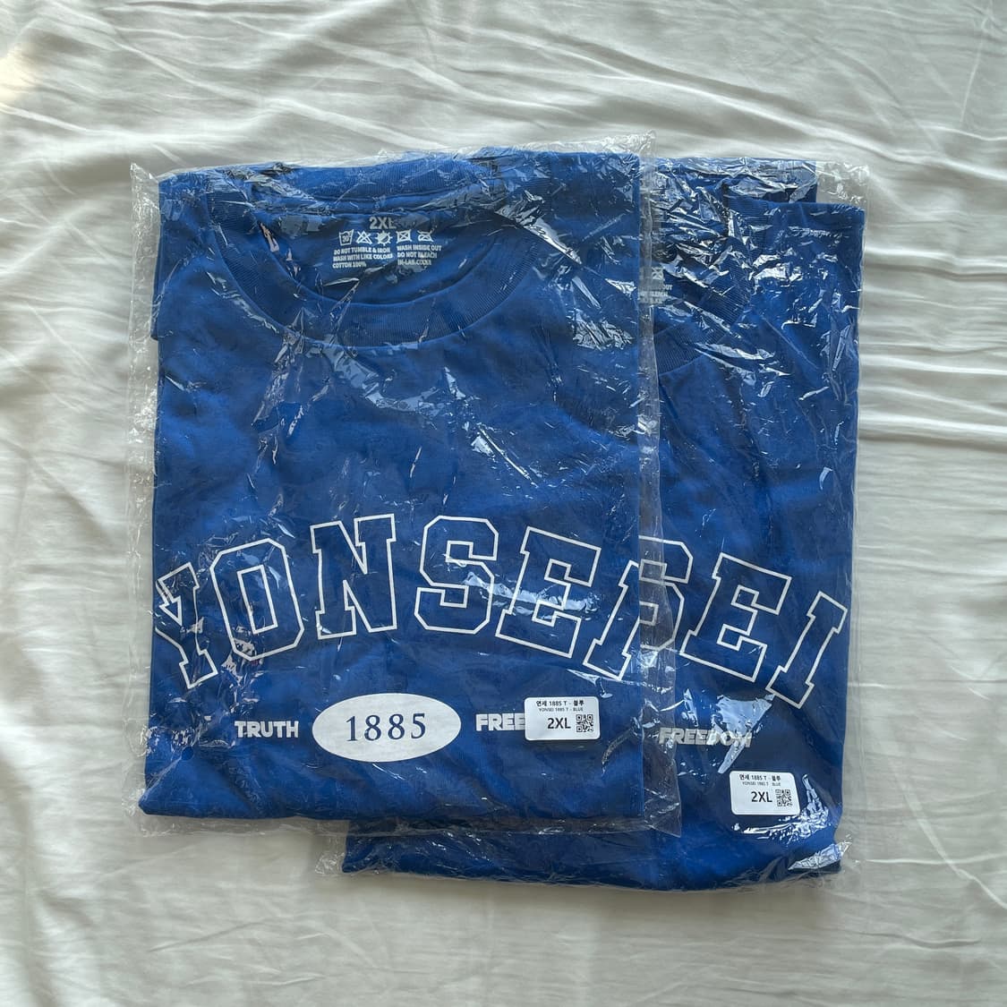Yonsei 연세대 1885 라운드 반팔티 2XL 미개봉 새상품 상품이미지2