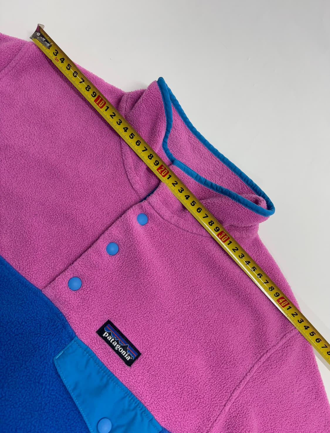 파타고니아 신칠라 스냅티 핑크/블루 우먼즈L 상품이미지9