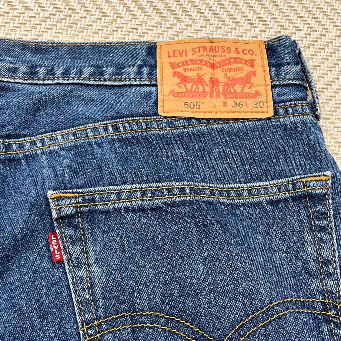 리바이스 505 데님팬츠 r2207 상품이미지6