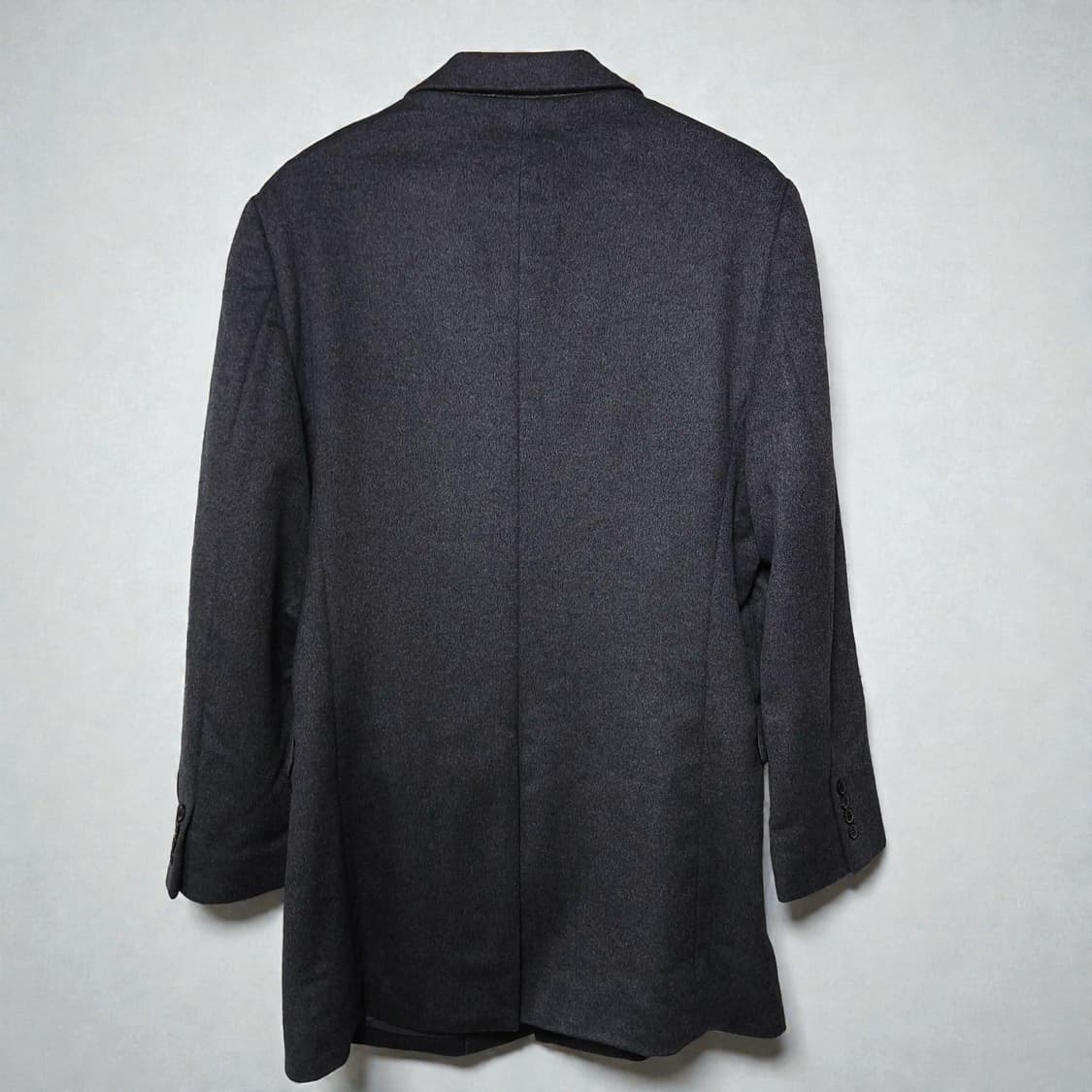 100)옴브르노 캐시미어100% 코트 FW 차콜그레이 상품이미지4