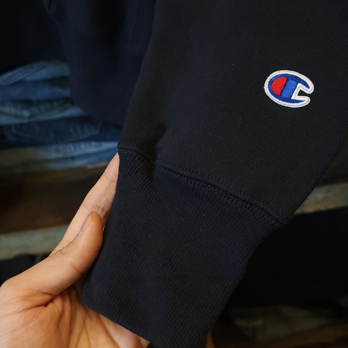 챔피온 리버스위브 후드 미 해군사관학교 L 상품이미지7