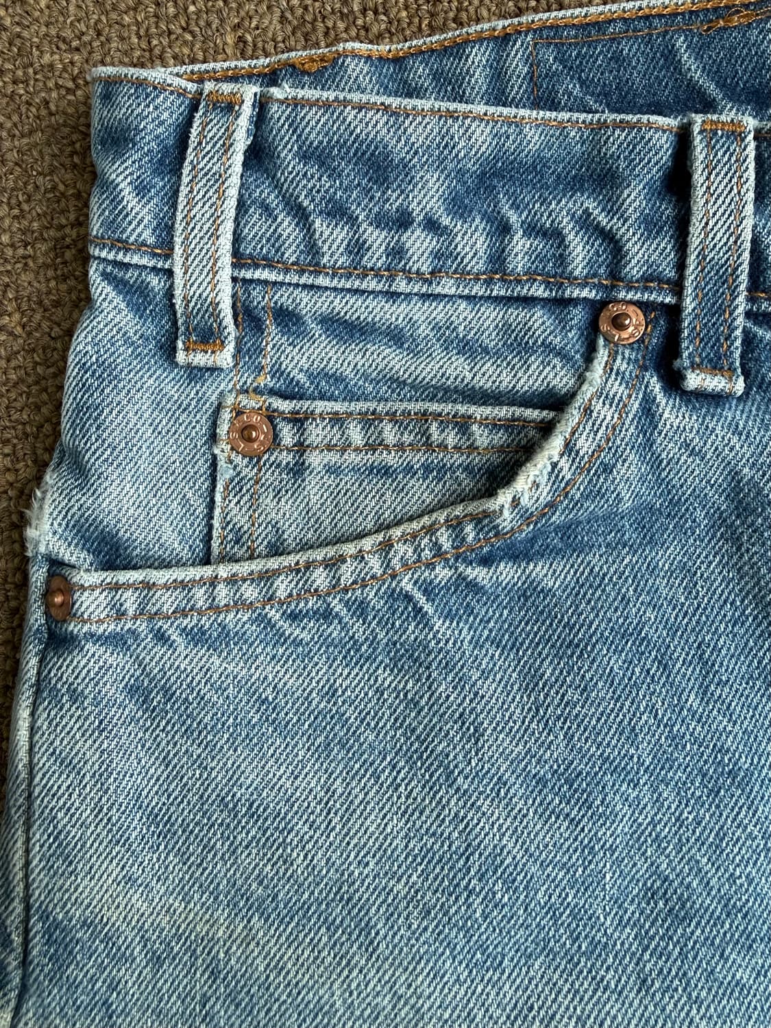 90s Levis 오렌지탭 550 리바이스 릴렉스 테이퍼트 데님팬트 상품이미지9