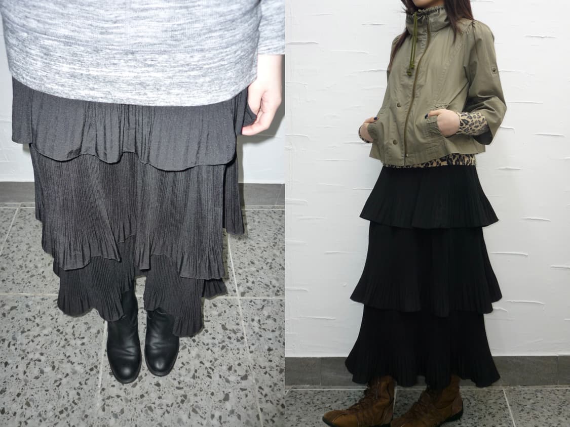 pleats cancan skirt 상품이미지1
