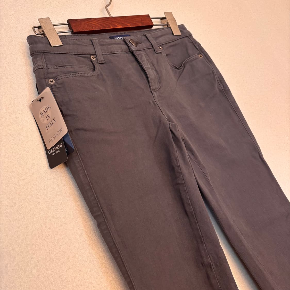 새제품 그레이 페스파우 슬림 25 26 스키니진 이태리 스판 청바지  상품이미지9