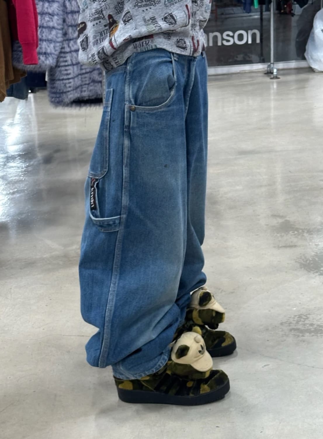 FUBU 루즈핏 데님 진 상품이미지3