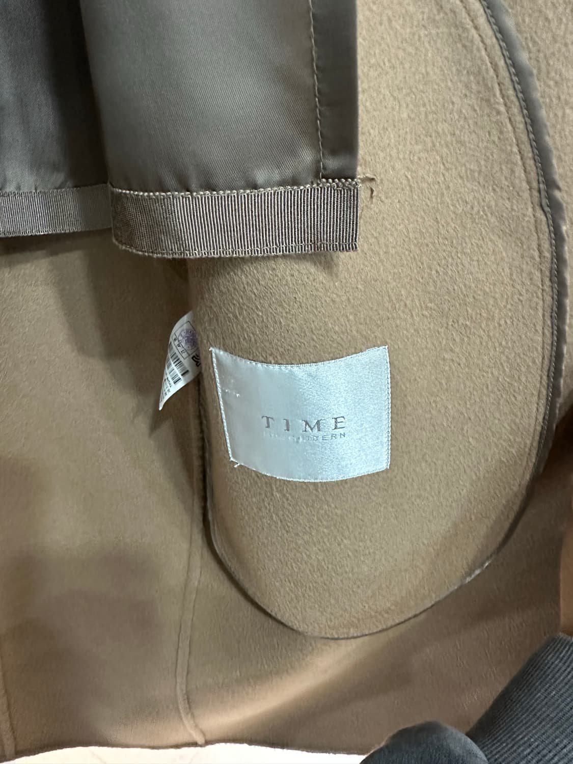 타임옴므 더블 핸드메이드 코트 사이즈 100 상품이미지2