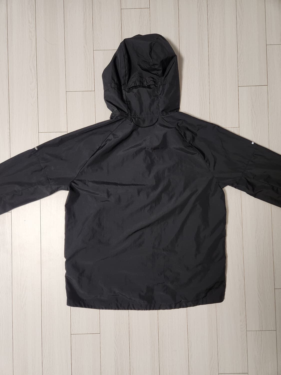 

나이키 우븐 바람막이 리펠 마일러 러닝 후드 자켓 블랙 트랙 탑 M 상품이미지7