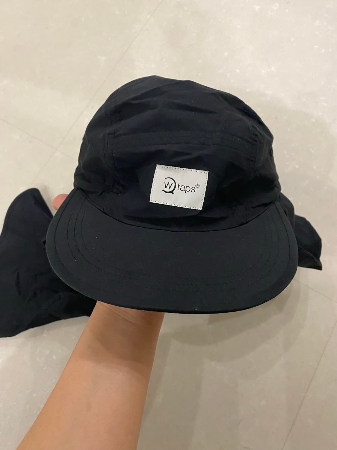 WTAPS 블랙 선쉐이드 캡 상품이미지7