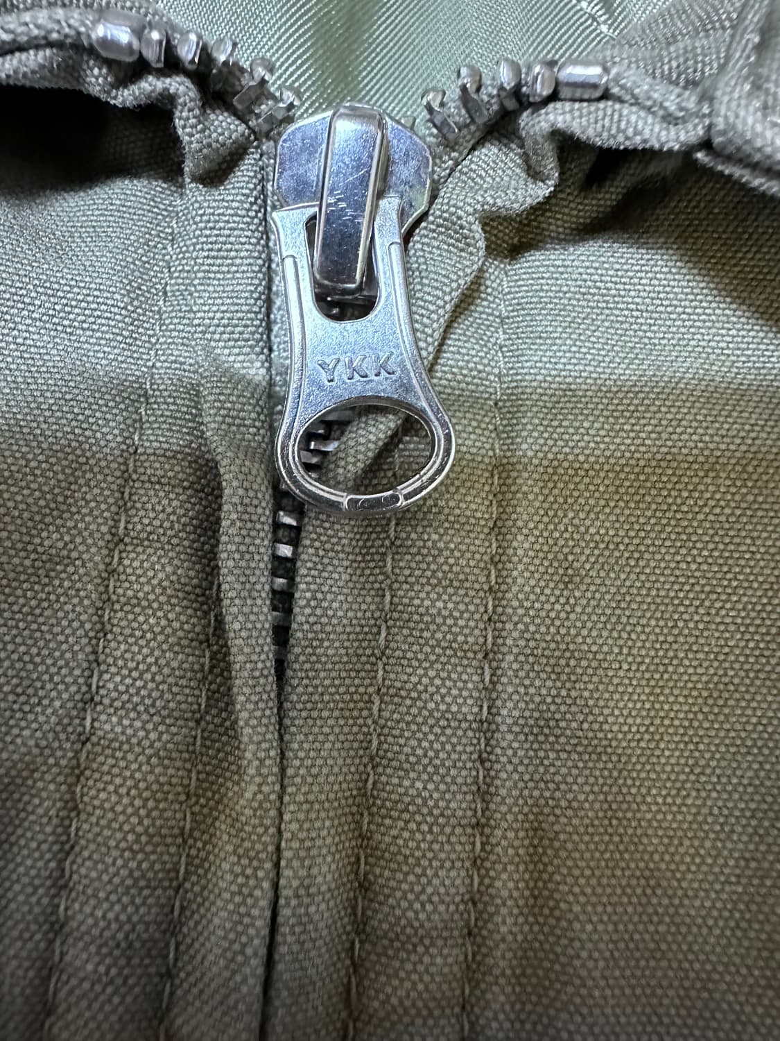 MM6 마틴 마르지엘라 아카이브 올리브 그린 자켓 데미지 디테일 상품이미지3