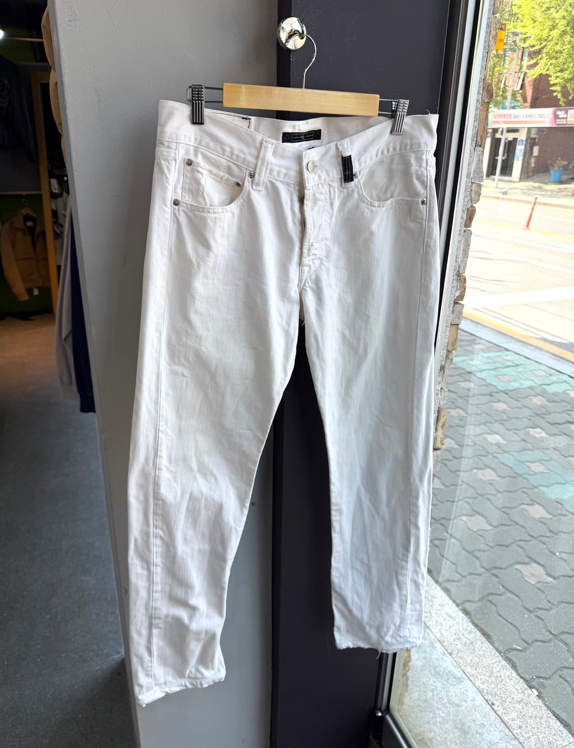 33~34/ 스톤아일랜드 00AW 디스 화이트 데님팬츠 상품이미지2