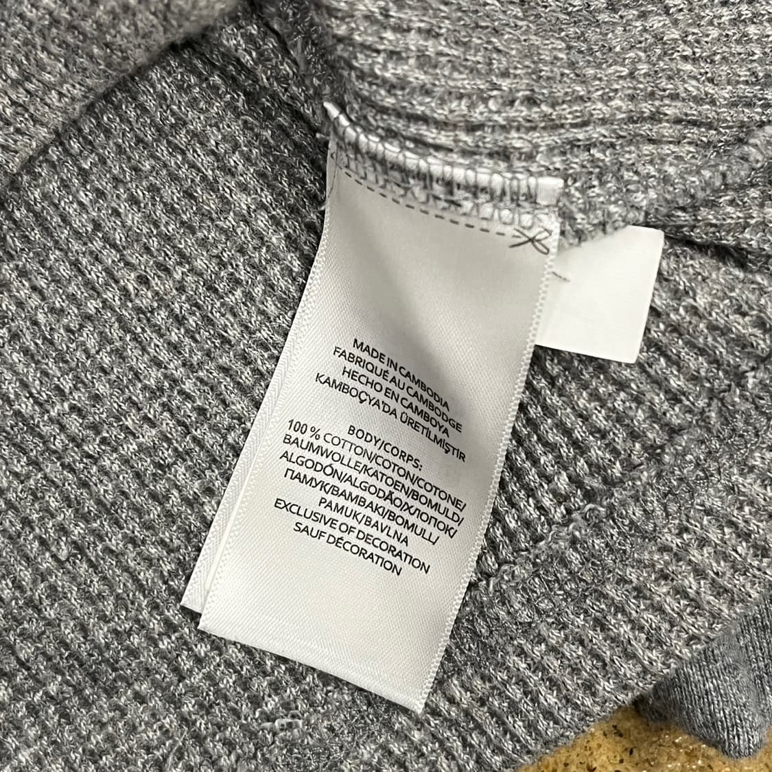 [정품/L] 폴로 랄프로렌 와플 긴팔티셔츠 그레이 b15 상품이미지6