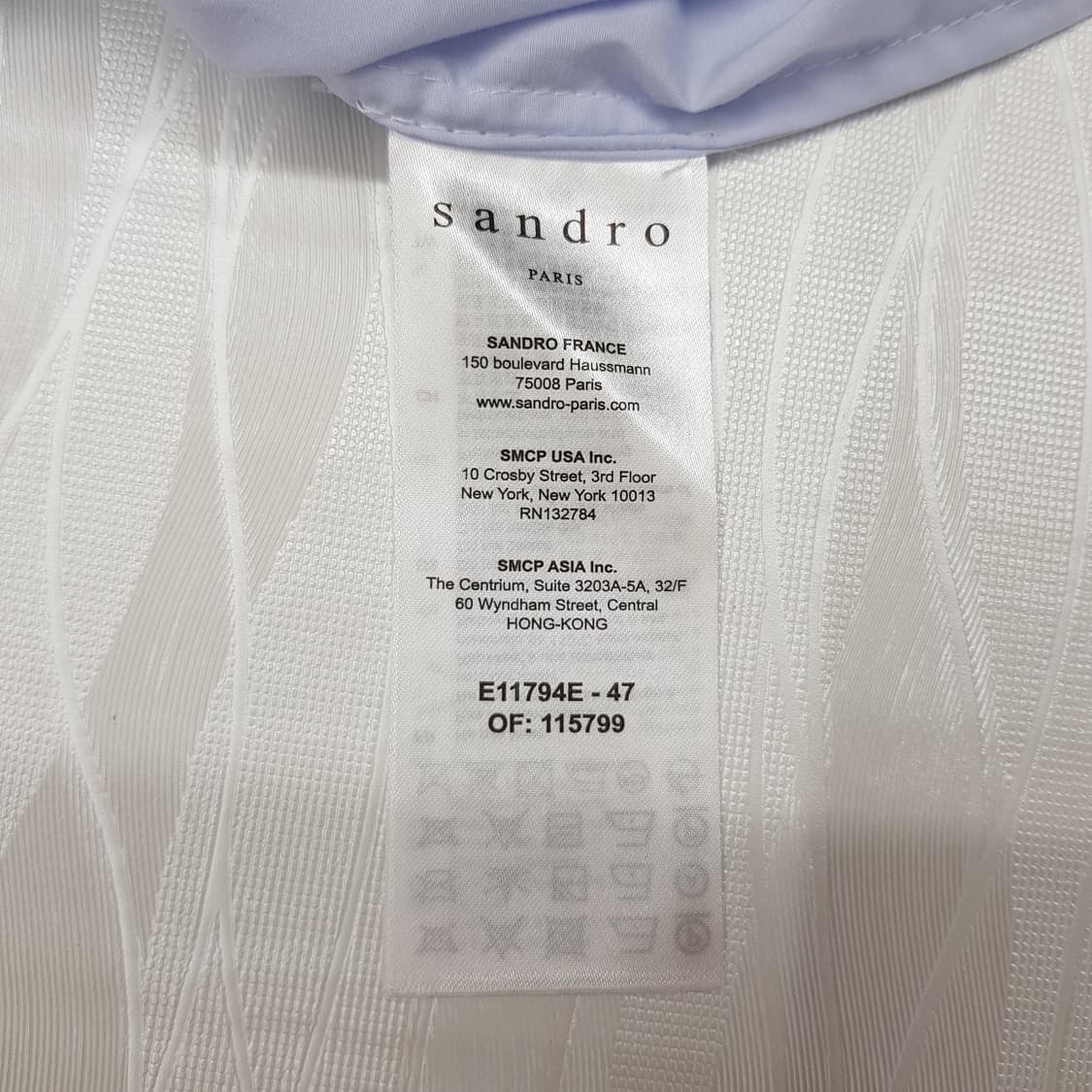 산드로 SANDRO 레이스 디테일 블라우스 1사이즈 상품이미지10