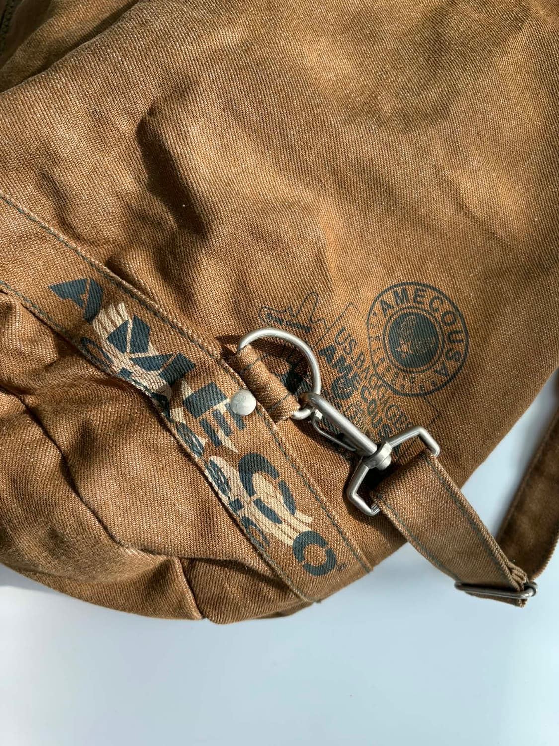 Ameco 아메코 USA 드로우 캔버스 버킷 백팩 상품이미지7