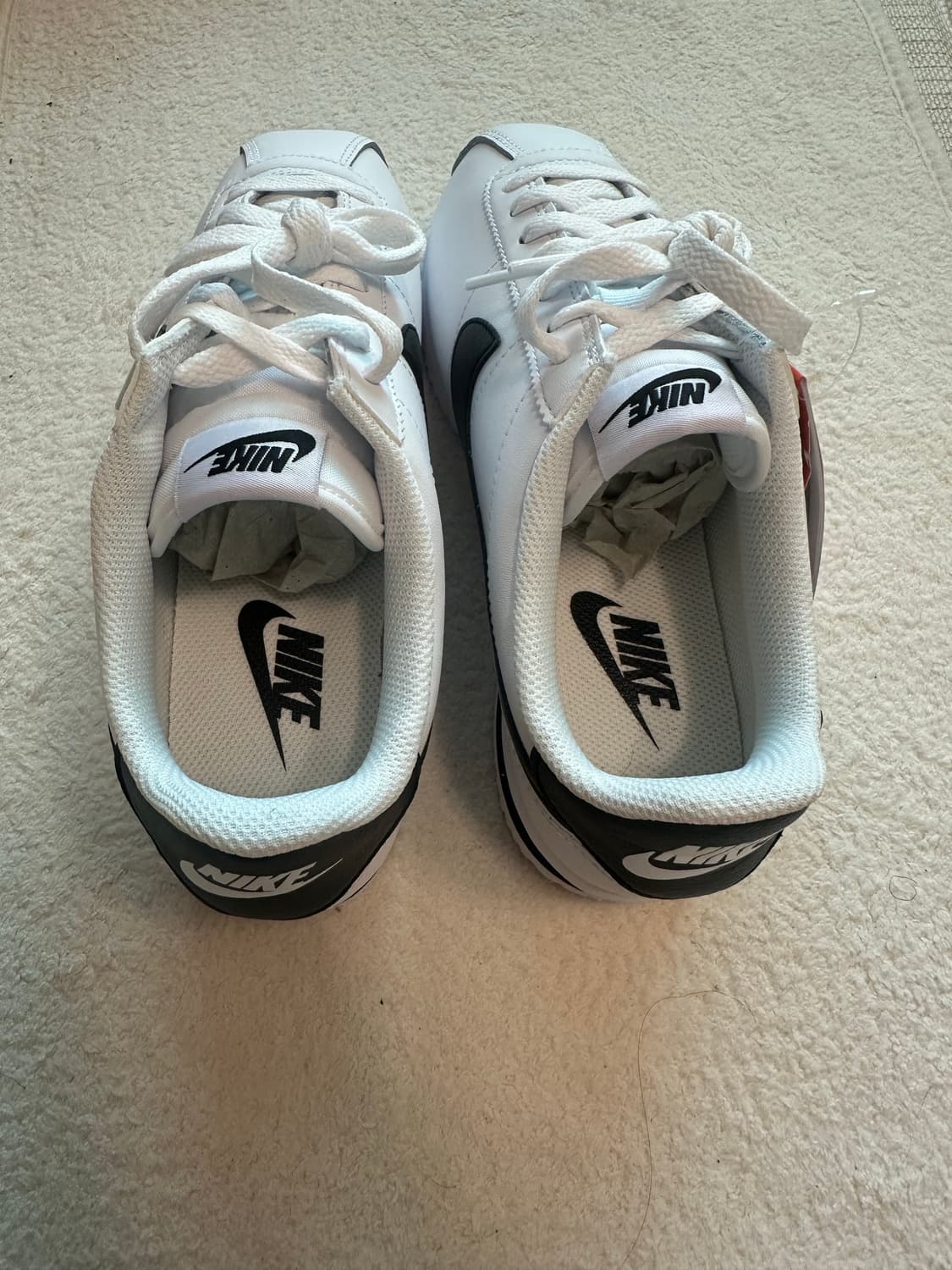 나이키 코르테즈 레더 화이트 블랙 250 상품이미지1