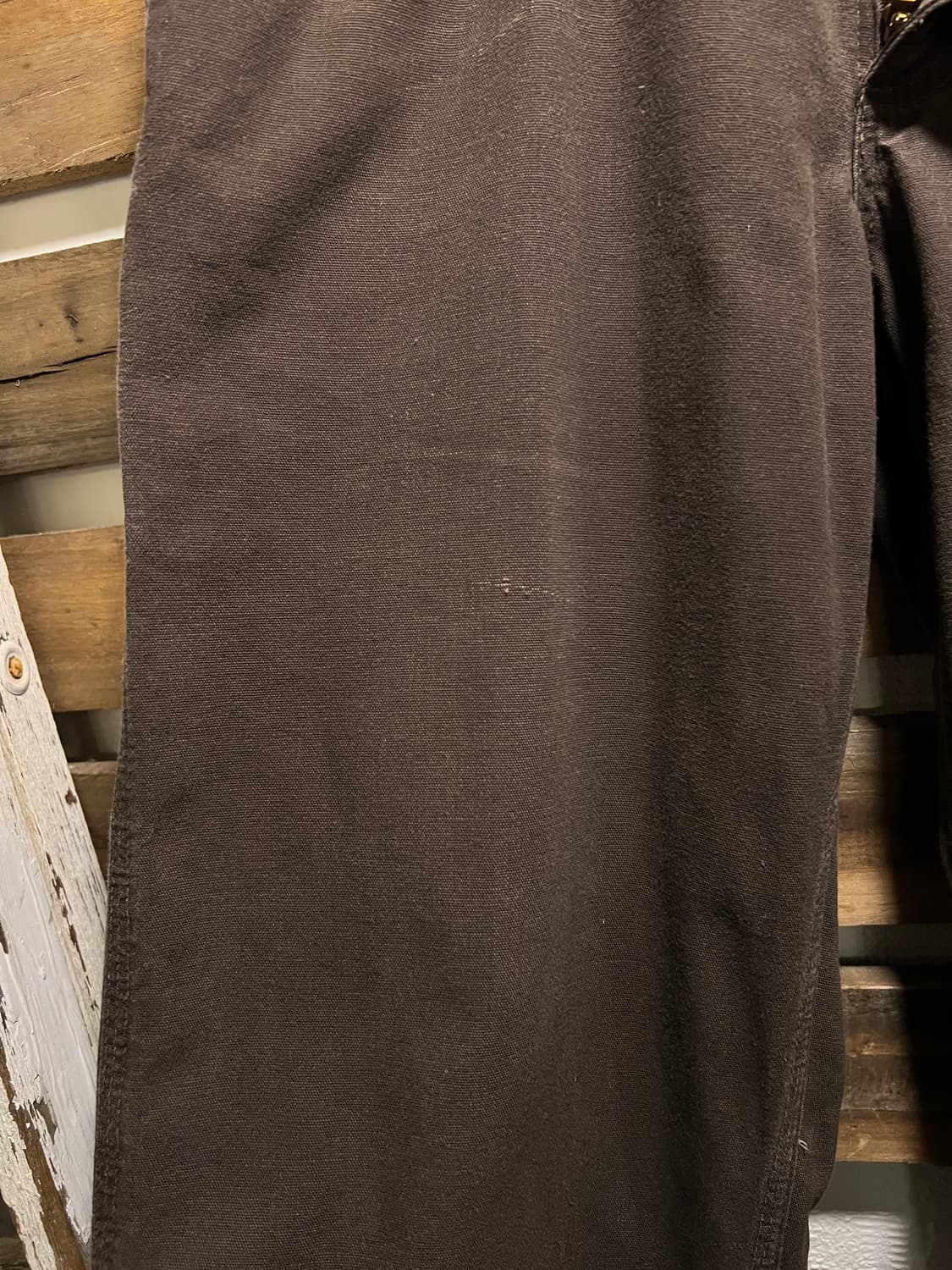 [36]칼하트 USA 빈티지 워싱 다크브라운 싱글니 카펜터 워크 팬츠 상품이미지5