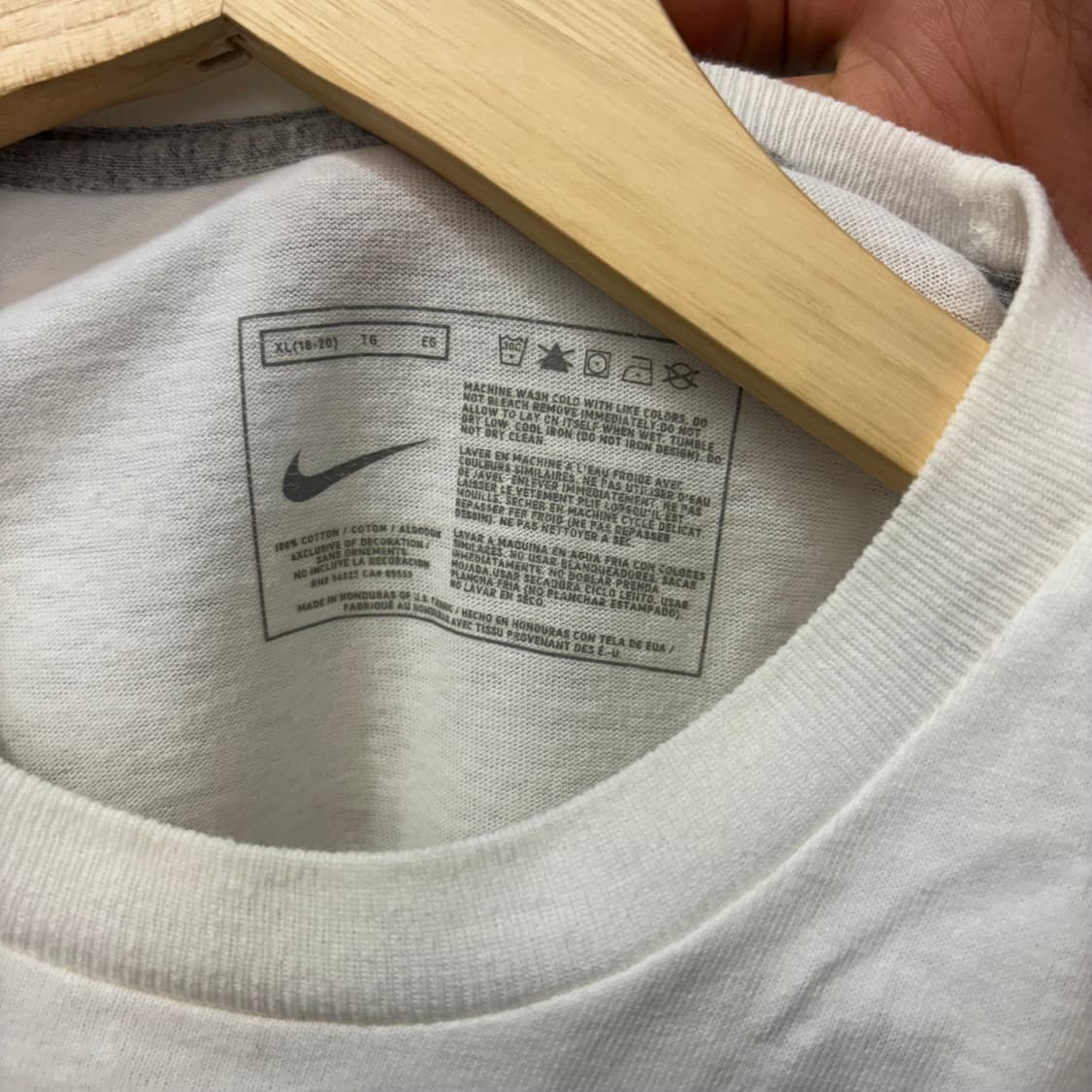 00s 나이키 빈티지 슛 더 볼 프린팅 반팔 티셔츠 XL 상품이미지7