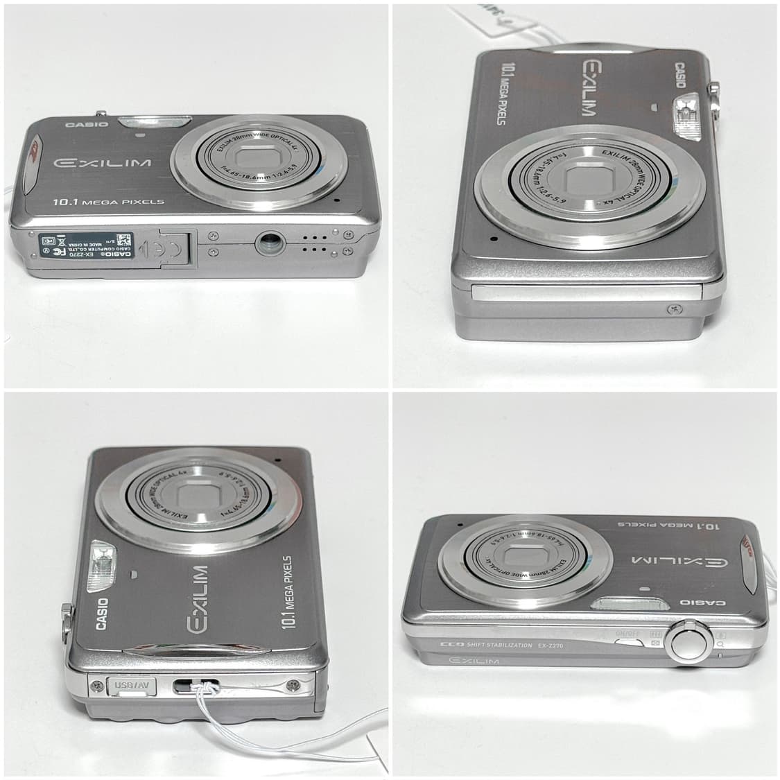 카시오 엑슬림 Z270 실버 빈티지디카 상품이미지5