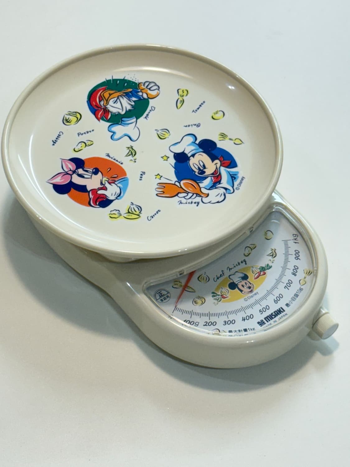 빈티지 디즈니 요리사미키 셰프미키 계량기 저울 정품 상품이미지3