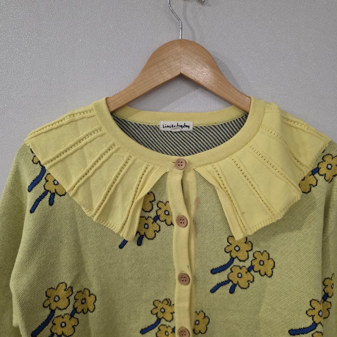 리미떼두두 꽃무늬 가디건 2XL 상품이미지3