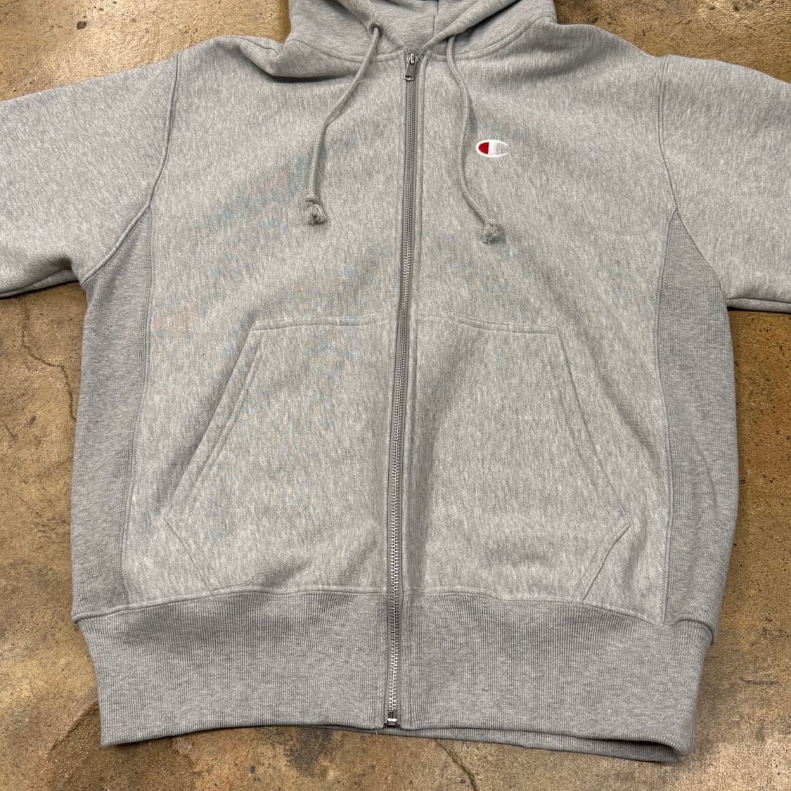 챔피온 그레이 후드집업 상품이미지3