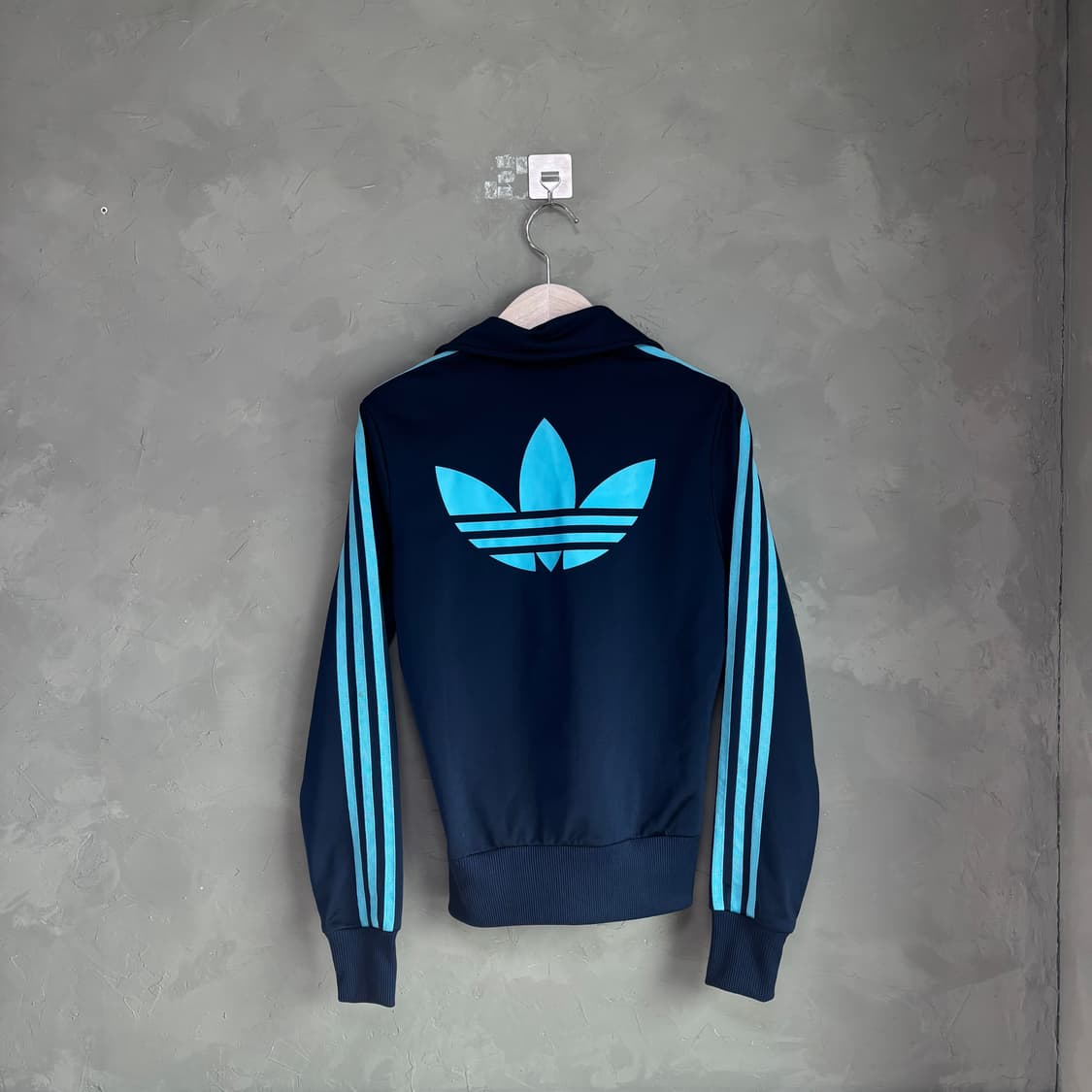 아디다스 파이어버드 백로고 져지 트랙탑 네이비 소라 상품이미지4