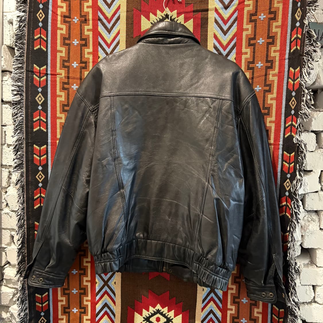 빈티지 천연 양가죽 레더 자켓 상품이미지5