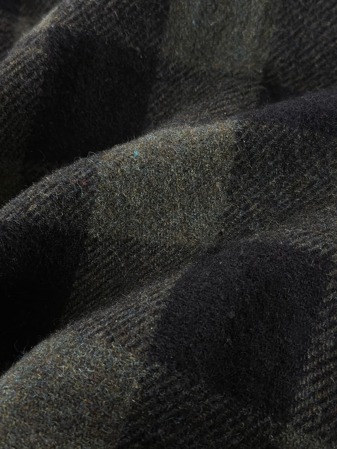 90s 빈티지 아네스베 옴브 버팔로 체크 울 집업 자켓 상품이미지9